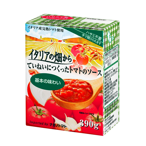 ✿イタリアの畑からていねいにつくったトマトのソース390g×4個 イタリアの畑から ていねいにつくったトマトのソース 基本の