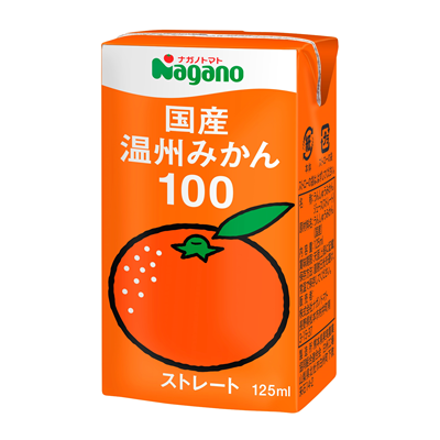 ナガノトマト 国産温州みかん100 125ml×36 1ケース ドリンク