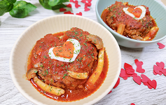 トマト煮込みハンバーグ