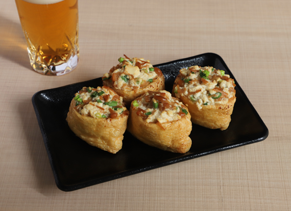 なめ茸入り 豆腐いなり