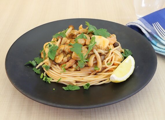 エスニック風パスタ