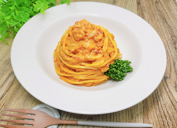 トマトとツナのクリームパスタ
