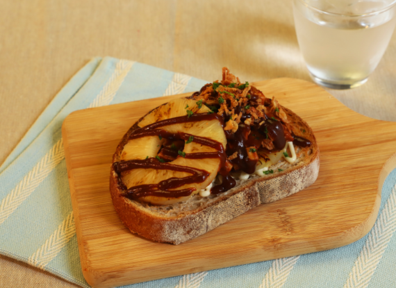 ハワイアンオープンサンド