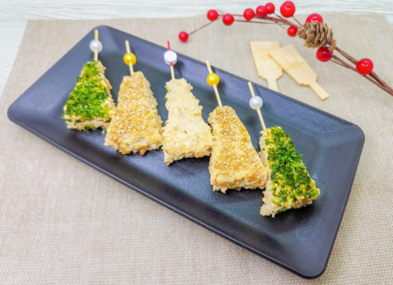 なめ茸入り松風焼き