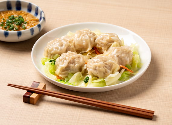 レンジで時短！ 簡単！包まないシュウマイ