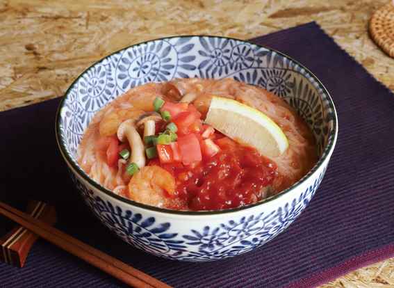 魚介のサルサスープそうめん