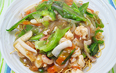 海鮮あんかけ皿うどん