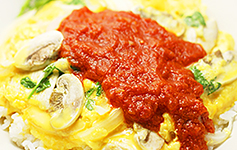 イタリア風親子丼