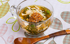 なめ茸のネバネバ寒天よせ