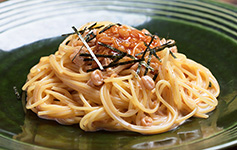 明太子クリームパスタ