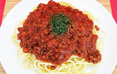 国産つぶケチャ ミートソーススパゲティ