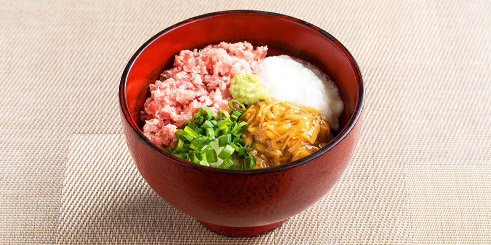 ねぎとろのねばねば丼