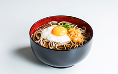 月見 なめ茸とろろそば