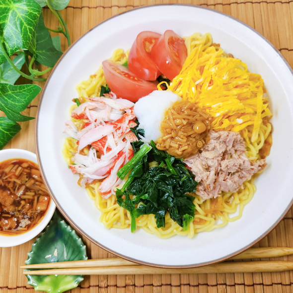 さっぱり！冷やし中華なめ茸 | レシピ | ナガノトマト